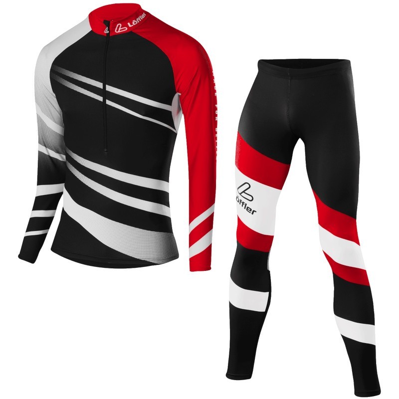 Löffler Cross-country ski suit WorldCup 2020 black-red Löffler Cross-country ski suit WorldCup 2020 black-red