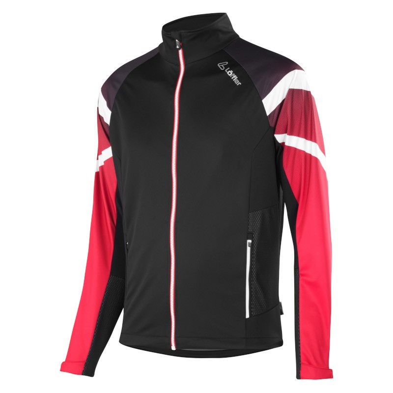 Men's Jacket Löffler WorldCup WS Light 2020 black-red Men's Jacket Löffler WorldCup WS Light 2020 black-red
