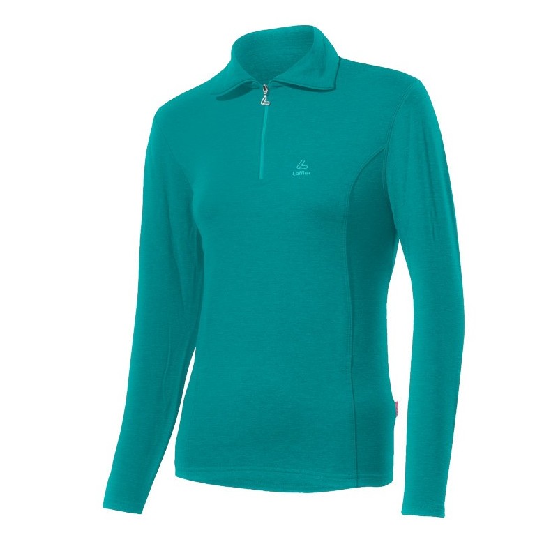Löffler Women's Midlayer Evo Turtle Transtex Lagoon Löffler Women's Midlayer Evo Turtle Transtex Lagoon