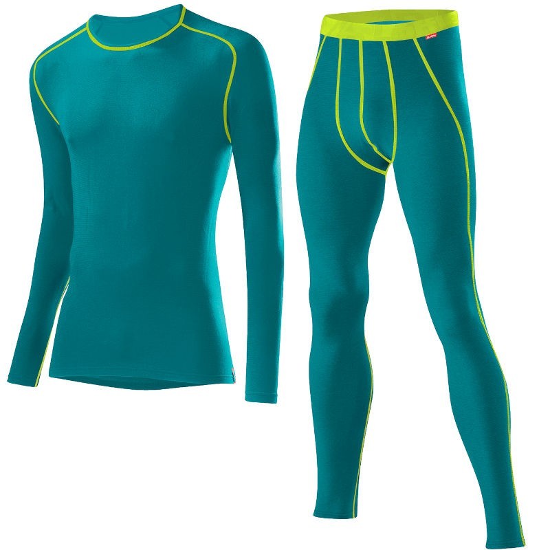 Löffler men's underwear set long Transtex warm lagoon Löffler men's underwear set long Transtex warm lagoon