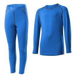 Löffler underwear set long Transtex warm cobalt (KIDS)