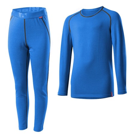 Löffler underwear set long Transtex warm cobalt (KIDS)