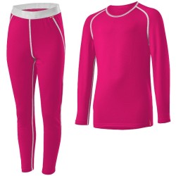 Löffler underwear set long Transtex warm Magenta (KIDS)