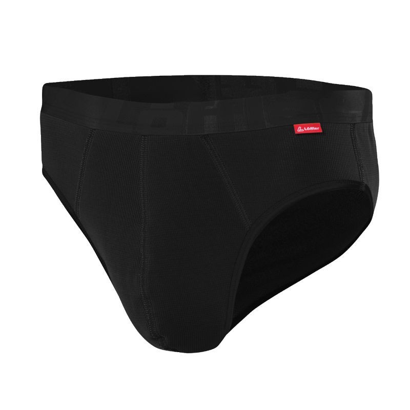 Löffler men's Slip Briefs Seamless Transtex Light black Löffler men's Slip Briefs Seamless Transtex Light black