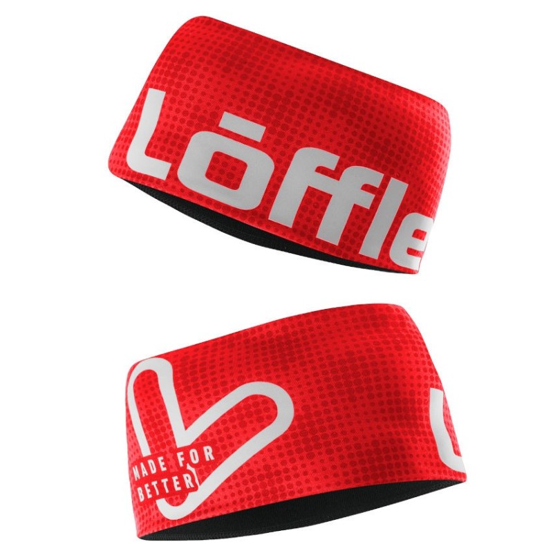 Löffler Headband Wide Red new Löffler Headband Wide Red new