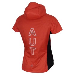 Women's warm vest Loeffler Team Austria Primaloft 60 Rouge Red