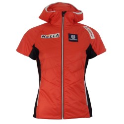 Women's warm vest Loeffler Team Austria Primaloft 60 Rouge Red