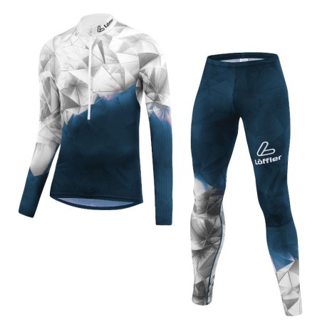 Löffler Cross-country ski suit WorldCup 2023 deep water