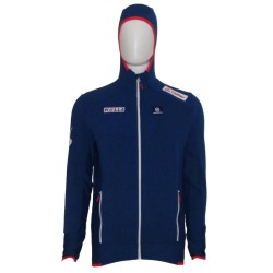 Löffler Team Austria Men's Hoody Trasntex Rib deep water