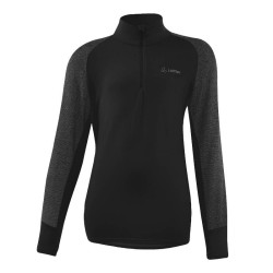 Löffler Kids Midlayer Fine Stripe Transtex black
