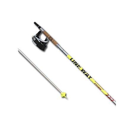 Nordic Ski Poles One Way DIAMOND STORM 10 MAX WC Titanium