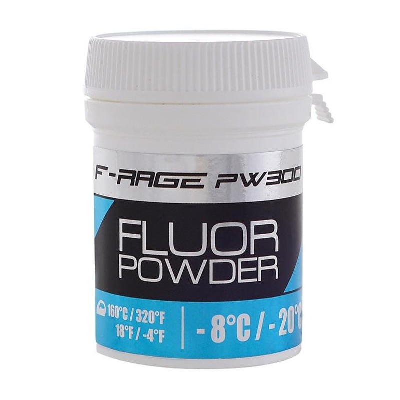 Fluor powder One Way F-RAGE PW300 -8°...-20°C (18°...-4°F) 30 g Fluor powder One Way F-RAGE PW300 -8°...-20°C (18°...-4°F) 30 g
