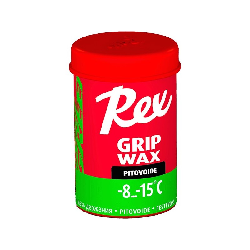 Grip wax Rex Light Green -8°C...-15°C 45 g