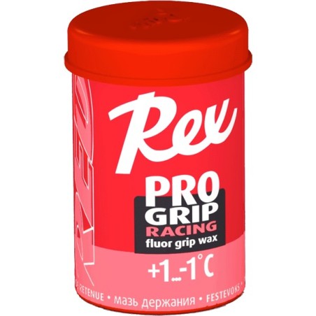 Kick wax Rex ProGrip Red Fluor +1°C...-1°C 45 g
