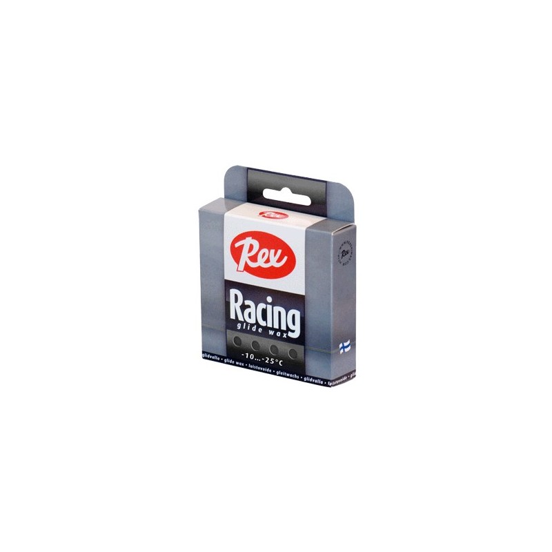 Glide wax Rex Racing O/F Graphite Extra Hard -10°C...-25°C 86gr