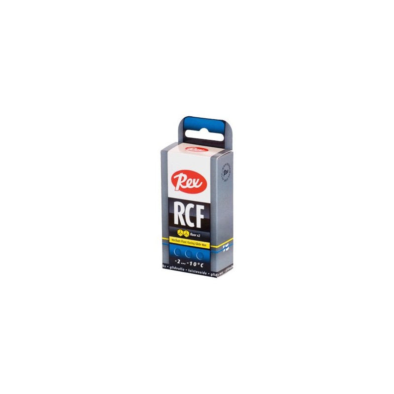 Rex RCF Blue Medium Fluor Wax -2°C...-10°C 43gr Rex RCF Blue Medium Fluor Wax -2°C...-10°C 43gr