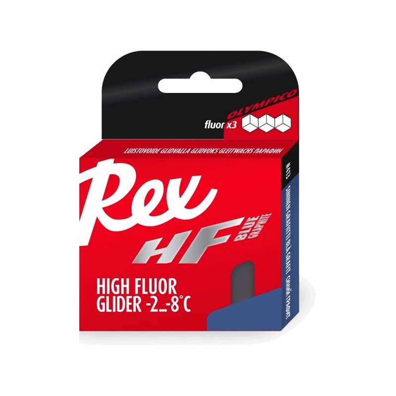 glide wax Rex HF Blue Graphite -2°C...-8°C 40 g glide wax Rex HF Blue Graphite -2°C...-8°C 40 g