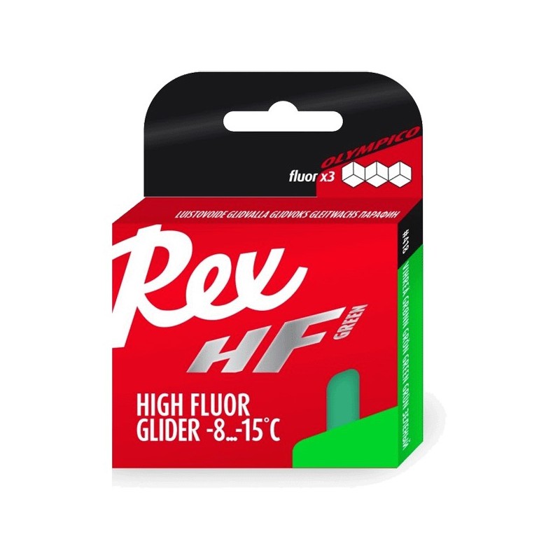 glide wax Rex HF Green -8°C...-15°C 40 g glide wax Rex HF Green -8°C...-15°C 40 g