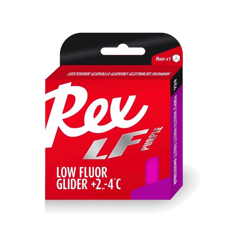 Glide wax Rex LF Purple +2°C...-4°C 86 g Glide wax Rex LF Purple +2°C...-4°C 86 g