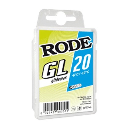 CH glide wax RODE GL20 Blue -6°C...-12°C 60 g