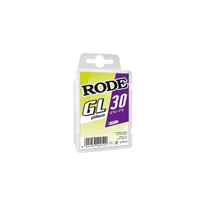 CH glide wax RODE GL30 Violet  -2°C...-7°C 60 g