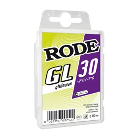 CH glide wax RODE GL30 Violet  -2°C...-7°C 60 g