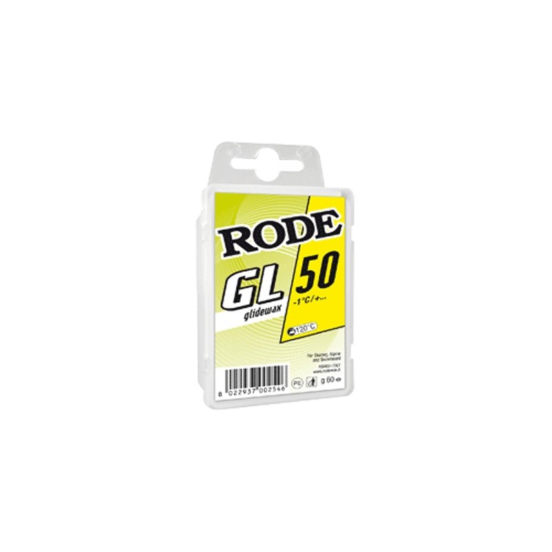 CH glide wax RODE GL50 Yellow -2°C...+1°C 60 g