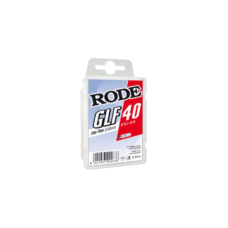 LF Glide wax Rode GLF 40 Red 0°...-4°C (32°...25°F) 60/180g