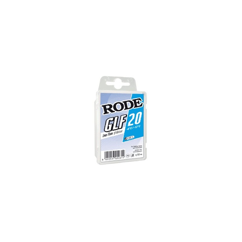 LF Glide wax Rode GLF 20 Blue -6°...-12°C (21°...10°F) 60/180g