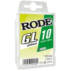 CH glide wax RODE GL10 Green -10°...-20°C (14°...-4°F) 60/180g
