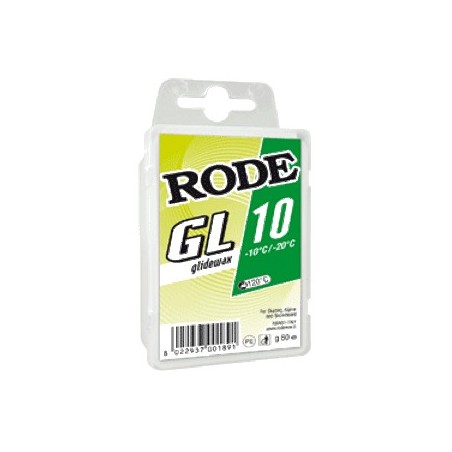 CH glide wax RODE GL10 Green -10°...-20°C (14°...-4°F) 60/180g