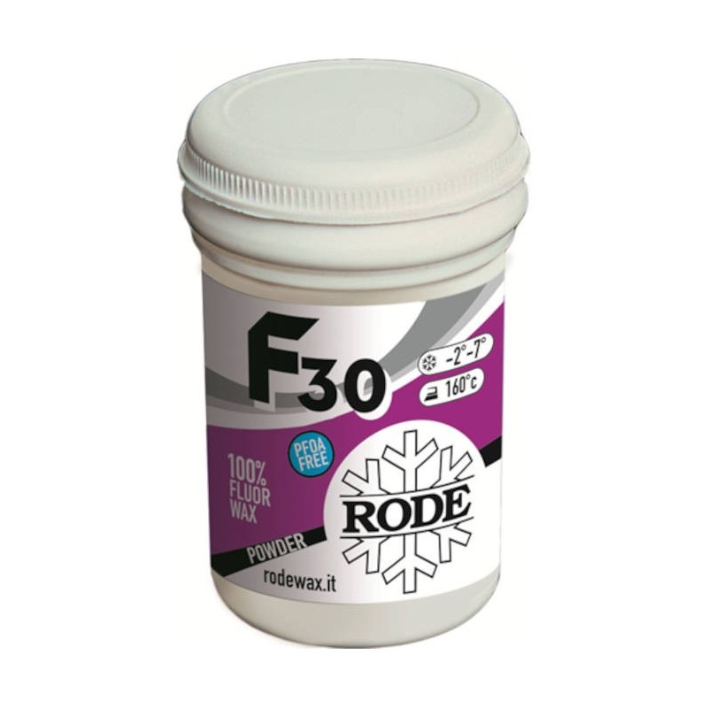Fluor powder Rode F30 -2°...-7°C (28°...19°F) 30 g Fluor powder Rode F30 -2°...-7°C (28°...19°F) 30 g