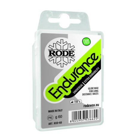 Fluor-free glide wax RODE Endurance Universal 60/180g