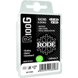 Fluor-free glide wax RODE R100G Graphite  -5°C...-30°C 60/180g