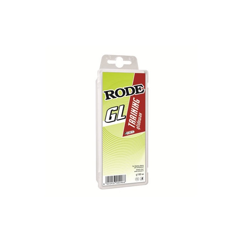 Fluor-free glide wax RODE GL Training 180g
