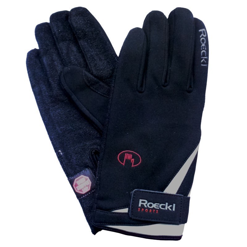 Biathlon and cross-country ski gloves Roeckl Lund black-grey Biathlon and cross-country ski gloves Roeckl Lund black-grey