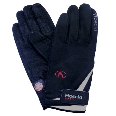 Biathlon and cross-country ski gloves Roeckl Lund black-grey