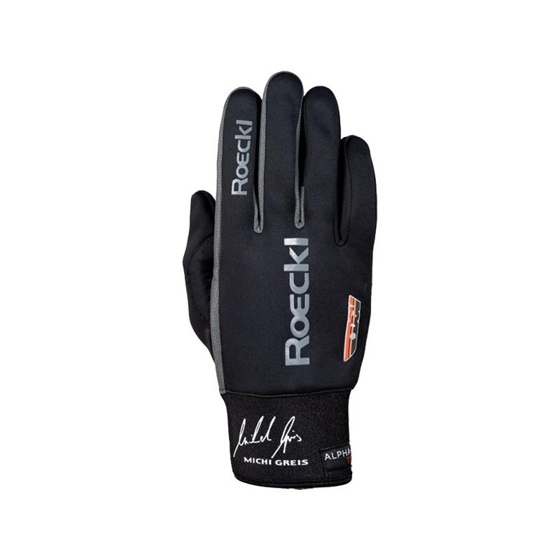 Racing gloves Roeckl LL Michi Junior black Racing gloves Roeckl LL Michi Junior black