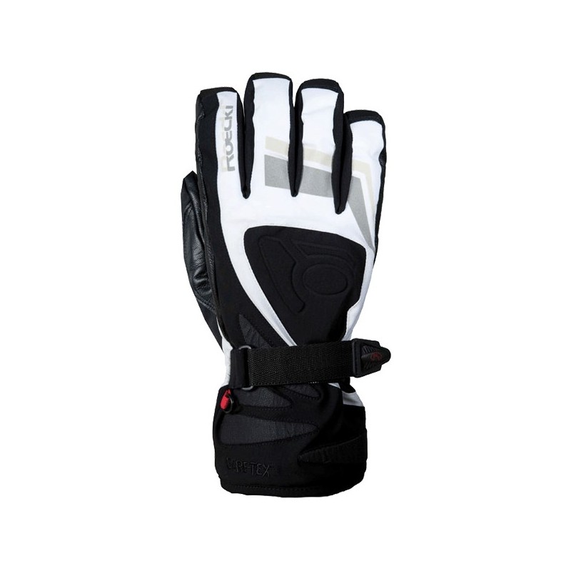 Alpine ski gloves Roeckl Saas GTX white Alpine ski gloves Roeckl Saas GTX white