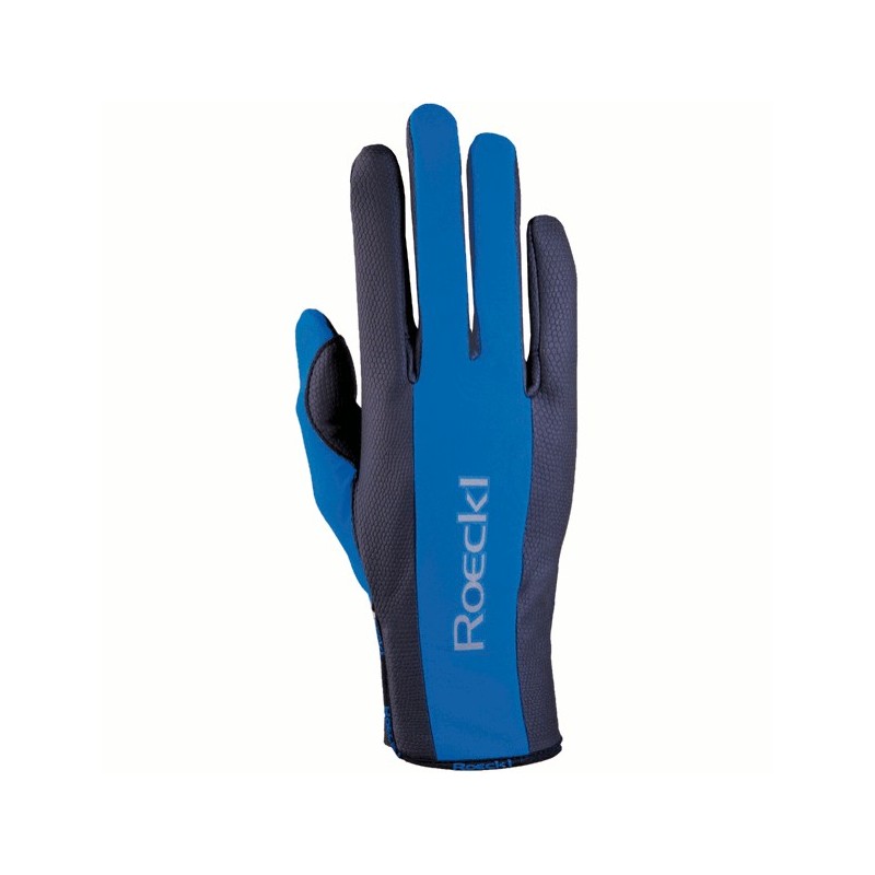 Racing Gloves Roeckl Lika black/blue Racing Gloves Roeckl Lika black/blue