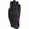 Women gloves Roeckl Espa black/pomegranate