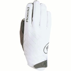 Women gloves Roeckl Espa white