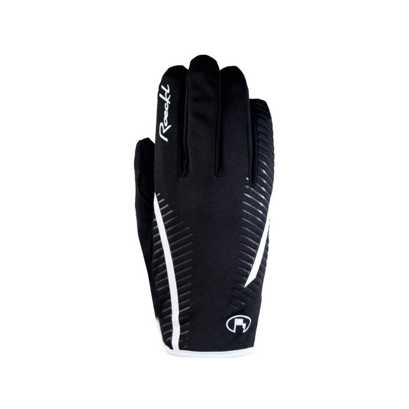 Women gloves Roeckl Elmira black/white Women gloves Roeckl Elmira black/white