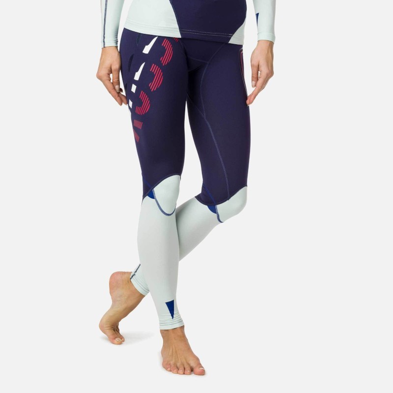 Rossignol W Infini Compression Race Tights nocturne navy-white Rossignol W Infini Compression Race Tights nocturne navy-white