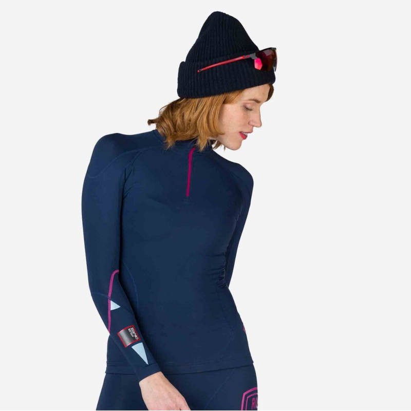 Rossignol W Infini Compression Race Top Dark Navy Rossignol W Infini Compression Race Top Dark Navy
