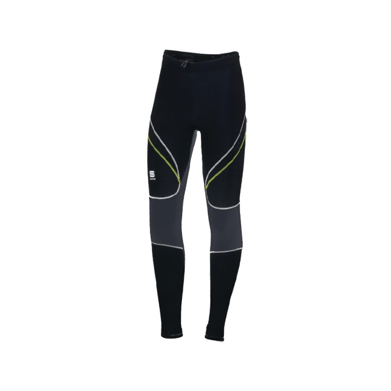 Winter tights Sportful Cardio Evo Tech Tight black-grey Winter tights Sportful Cardio Evo Tech Tight black-grey
