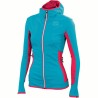 Warming-up Sportful Rythmo W Jacket turquoise-cherry