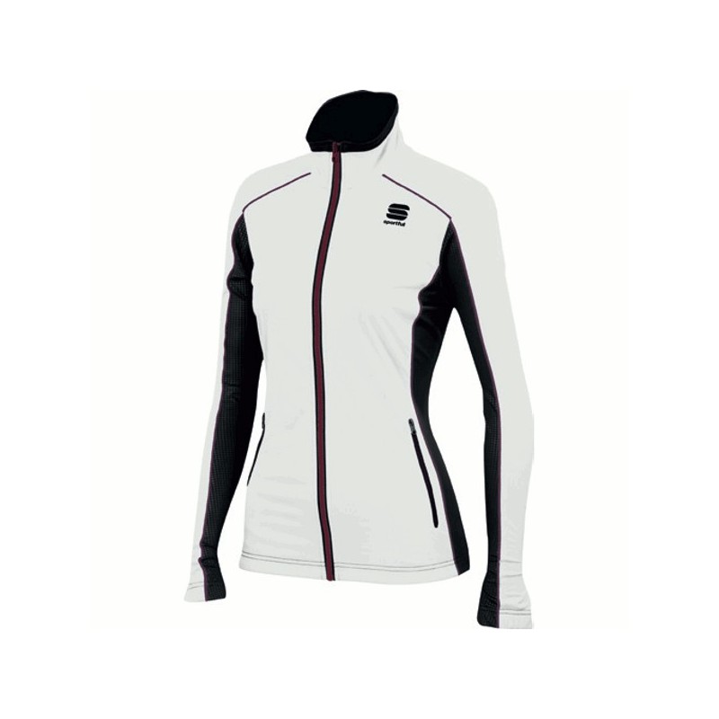 Women's Jacket Sportful Engadin W Wind white-black