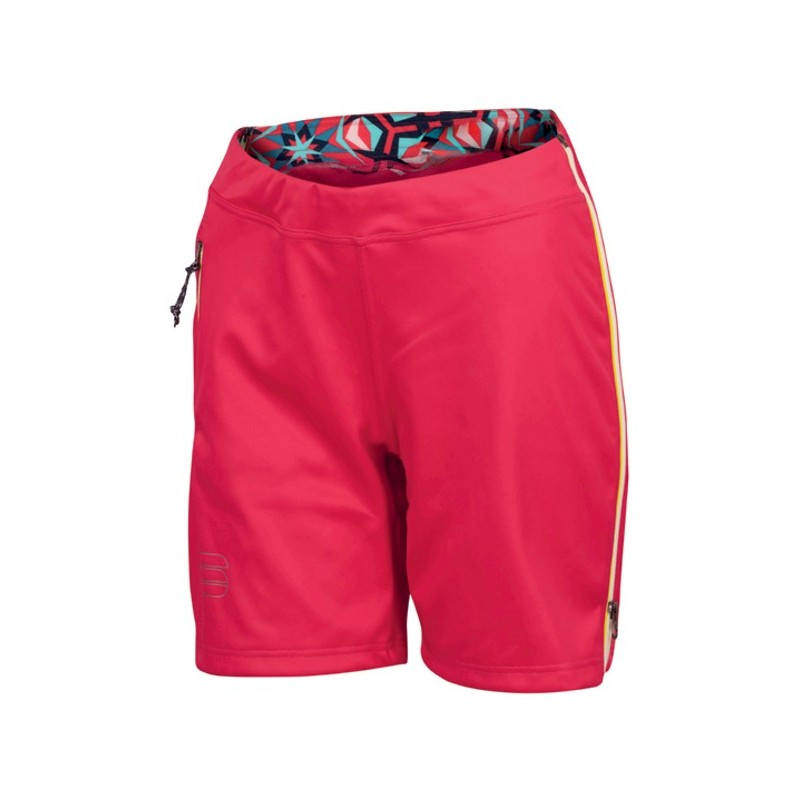 Women's ski shorts Sportful Rythmo W Shorts cherry Women's ski shorts Sportful Rythmo W Shorts cherry