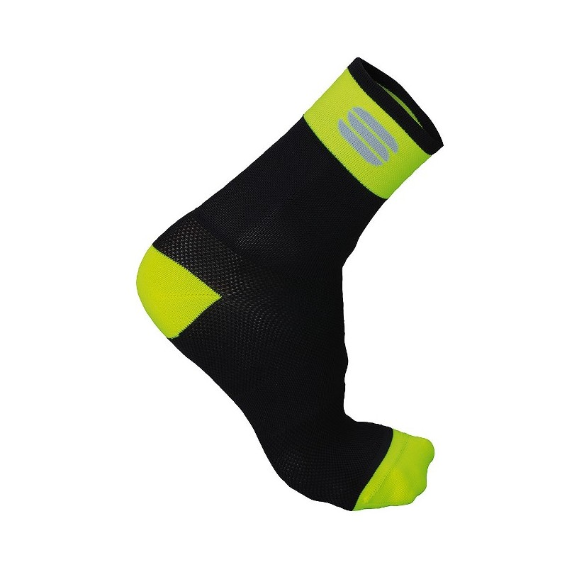 Sportful Bodyfit Pro 12 Sock black-yellow Sportful Bodyfit Pro 12 Sock black-yellow
